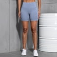 thumbnail image 2 of Bovemsi Women's Tummy Control Biker Shorts - Side Pocket High Waist, No Embarrassing Line Thin Breathable Workout Athletic Leggings, 2 of 6
