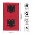 thumbnail image 2 of Hand Towels Albania Flag Bath Shower Towels Fingertip Kitchen Dish Guest Towel 15.7 X 27.5 In, 2 of 7