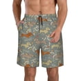 thumbnail image 1 of Fotbe Dachshund Dog Bird Trajes de Baño Estampados para Hombre, Shorts de Verano de Secado Rápido, Ropa de Playa, Bañadores-XX-Large, 1 of 6