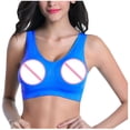 TMOYZQ 5 Pcs Sports Bras for Women, Plus Size FullCoverage TShirt Bra