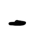 thumbnail image 5 of No Boundaries Women's Faux Fur Buckle Clog Slippers, 5 of 8