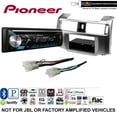thumbnail image 1 of Pioneer DEH-S4000BT CD Receiver Radio Install Kit with Bluetooth, CD Player, USB/AUX Fits 2010-2013 Non Amplified Toyota 4Runner SILVER DASH ONLY, 1 of 2