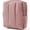 Dark Pink, variant on BAGSMART Small Travel Makeup Bag for Purse Toiletry Pouch, Puffy Padded Mini Cosmetics Bag, Cute Make Up Pouch for Women with Slip-in Pocket, Travel Essentials for Toiletries, Black