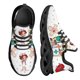 thumbnail image 1 of Zapatos de enfermera para mujer, blancos, con dibujos animados, cómodos, transpirables, con plataforma, de malla tejida, 1 of 6