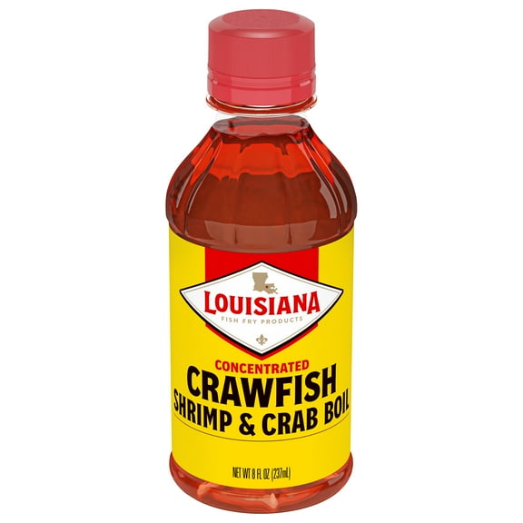 Louisiana Fish Fry Concentrated Crawfish, Crab & Shrimp Boil Liquid Seasoning, 8.0 fl oz