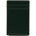 thumbnail image 1 of Ettinger Men's Card Leather Wallet - Green / Yellow, 1 of 2