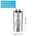 thumbnail image 2 of CBB65 40uf Run Capacitor, 40mfd 1pack AC 450V Aluminum Case Motor Start Capacitor, 2 of 5