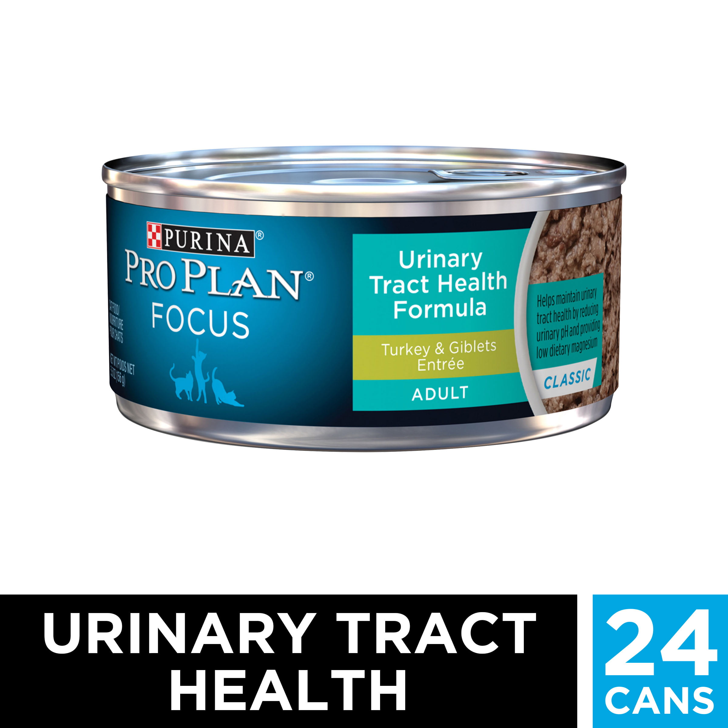 (24 Pack) Purina Pro Plan Urinary Tract Health Pate Wet Cat Food, FOCUS