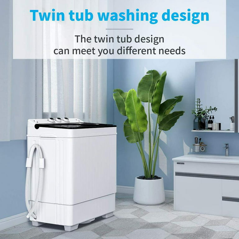 YasTant 6.5L Mini Washing Machine, Foldable Washer, Small Portable