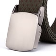 thumbnail image 4 of Men Belt Nylon Fashion Alloy Work Belt Web Belt with Automatic Slide Buckle, 4 of 10