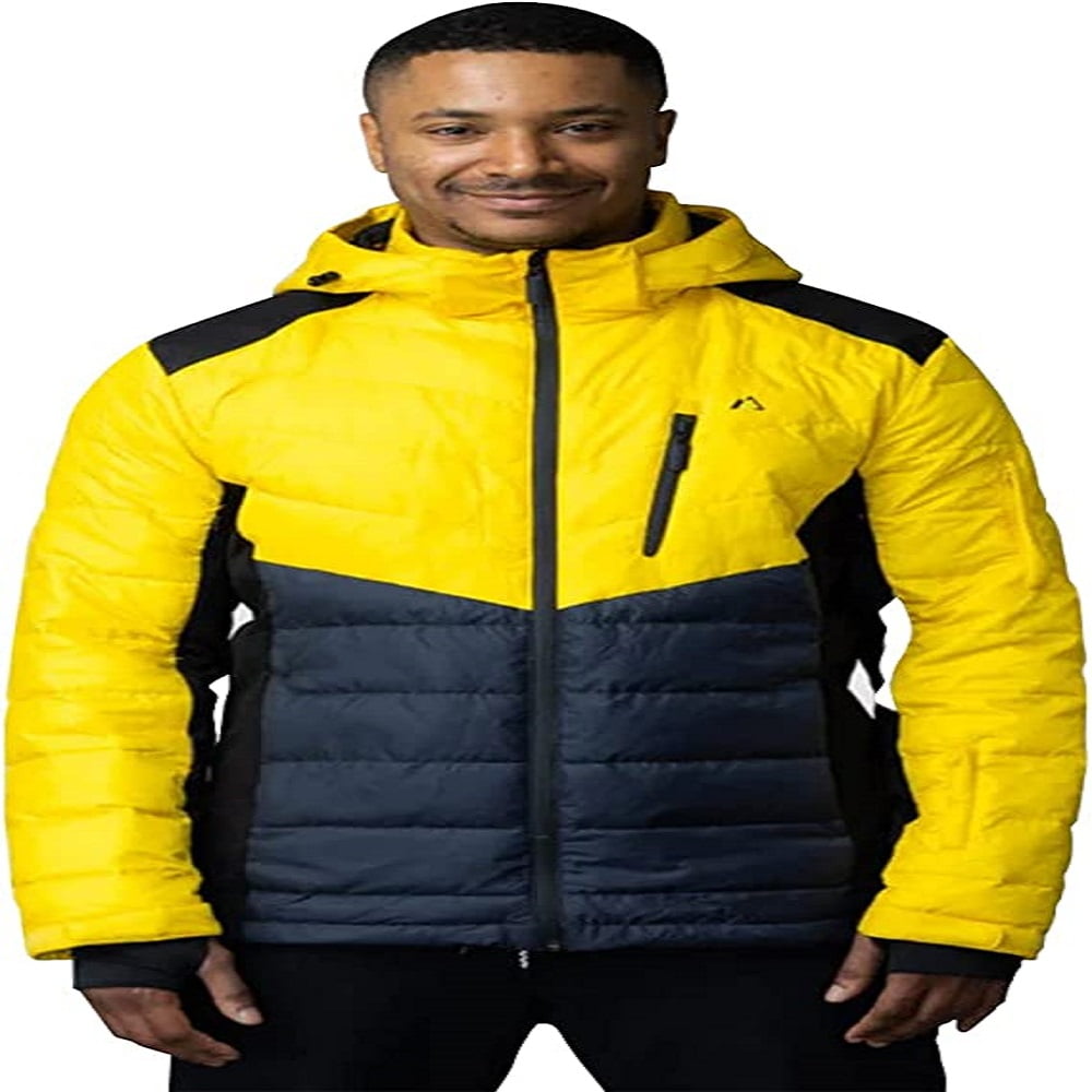 Apricoat EcoDown Men Packable Lightweight WaterResistant Hooded Puffer