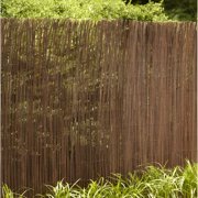 Backyard X-Scapes Natural Willow Rolled Panel Fence Natural 96 in L x 72 in H