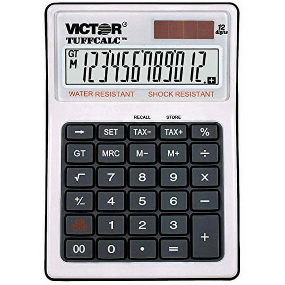 Victor 99901 TuffCalc Calculator, White, 1.8" x 4.6" x 6.5"