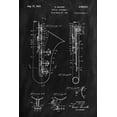 thumbnail image 4 of Blackboard Patent, Saxophone (19x27 inches, Premium 500 Piece Jigsaw Puzzle for Adults and Family, Made in USA), 4 of 4