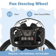 thumbnail image 6 of Gymax 3-in-1 Licensed Lamborghini Ride on Push Car Stroller Sliding Car w/ Sound White, 6 of 9