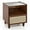 Brown, variant on Gymax Bamboo Rattan Nightstand Boho Bedside End Table w/ Drawer & Wood Legs Natural