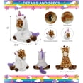 thumbnail image 3 of DolliBu Eco-Friendly Giraffe Unicorn Plush Stuffed Animal Toy - Super Soft Giraffe Dress Up with Removable Plush Unicorn Outfit, Cute Fantasy Gift for Kids and Adults - 10 Inches, 3 of 7
