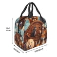 thumbnail image 3 of Disketp Animal Filled Noahs Ark Bolsa Térmica para Almuerzo para Hombre y Mujer, Ideal para Trabajo, Senderismo y Picnic, 3 of 8