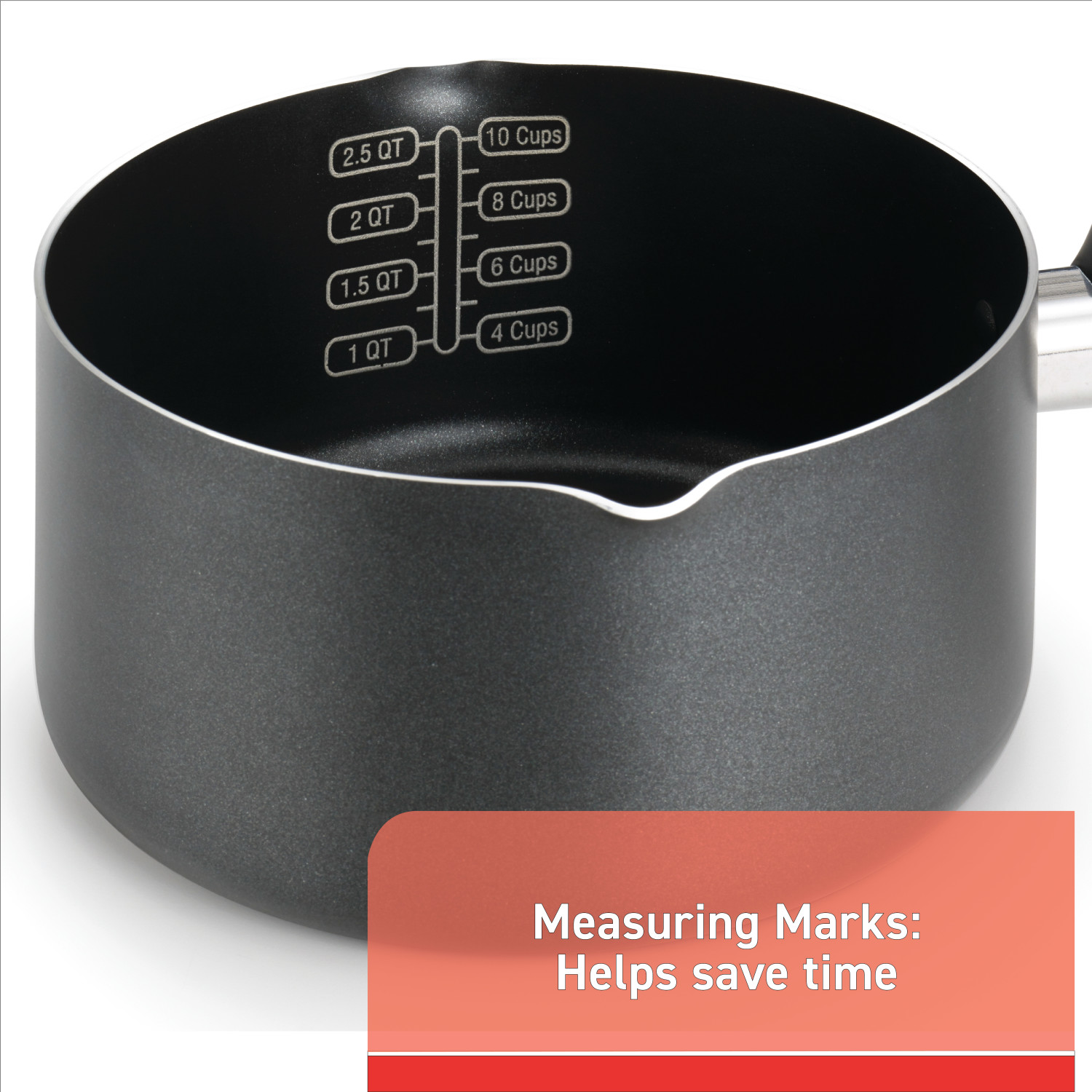 T-fal Comfort Titanium 3-Quart Nonstick Saucepan photo 4