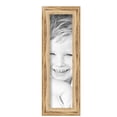 thumbnail image 2 of ArtToFrames 4" x 15" Honey Picture Frame, 4x15 inch Brown MDF Poster Frame (WOM-4085), 4 Pack, 2 of 8