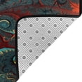 thumbnail image 6 of XMXY Green Mysterious Spiral Fractal Area Rugs Doormat Outdoor Entrance, Facecloth Non-slip Floor Mat Rug for Living Room Kitchen Sink Area Indoor,36"x24", 6 of 9