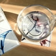 thumbnail image 2 of Pastel Fleurs Coasters Super White Glass Coasters with Cork Bottom - set of 12 florals, 2 of 6