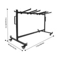 thumbnail image 3 of Folding Table Cart with 4 Silent Swivel Caster Wheels, Large Folding Table Dolly, Holds 42 Tables, 12 Bars, for Display, Storage, Event Transport, Organizer Cart, 3 of 13