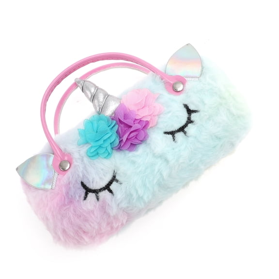 Unique Bargains Flower Cartoon Eyeglasses Case Assorted Color 1 Piece for Daily Use