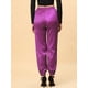 thumbnail image 4 of Pantalones deportivos de cintura elástica Allegra K con cordón para mujer satén hasta el tobillo Magenta L, 4 of 5