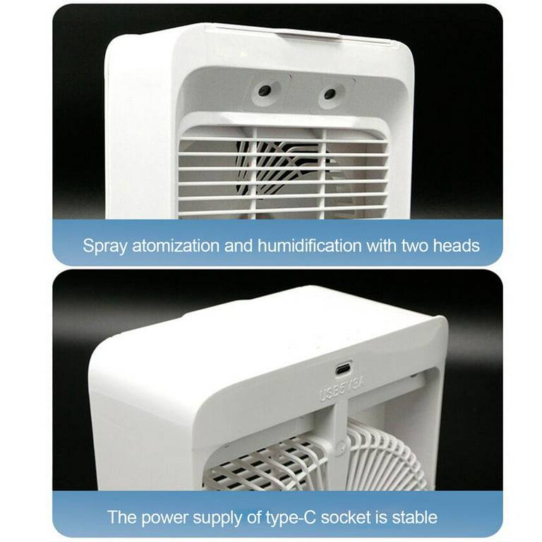 2023 Summer Home and Kitchen Gadgets Savings Clearance! WJSXC Portable Air  Conditioner USB Chargeable Personal Mini Air Conditioner with 3-Speed with