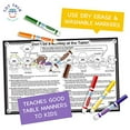 thumbnail image 2 of Placemat - Tot Talk - Table Setting & Etiquette Meal Dining Kids Mat tot1037, 2 of 4