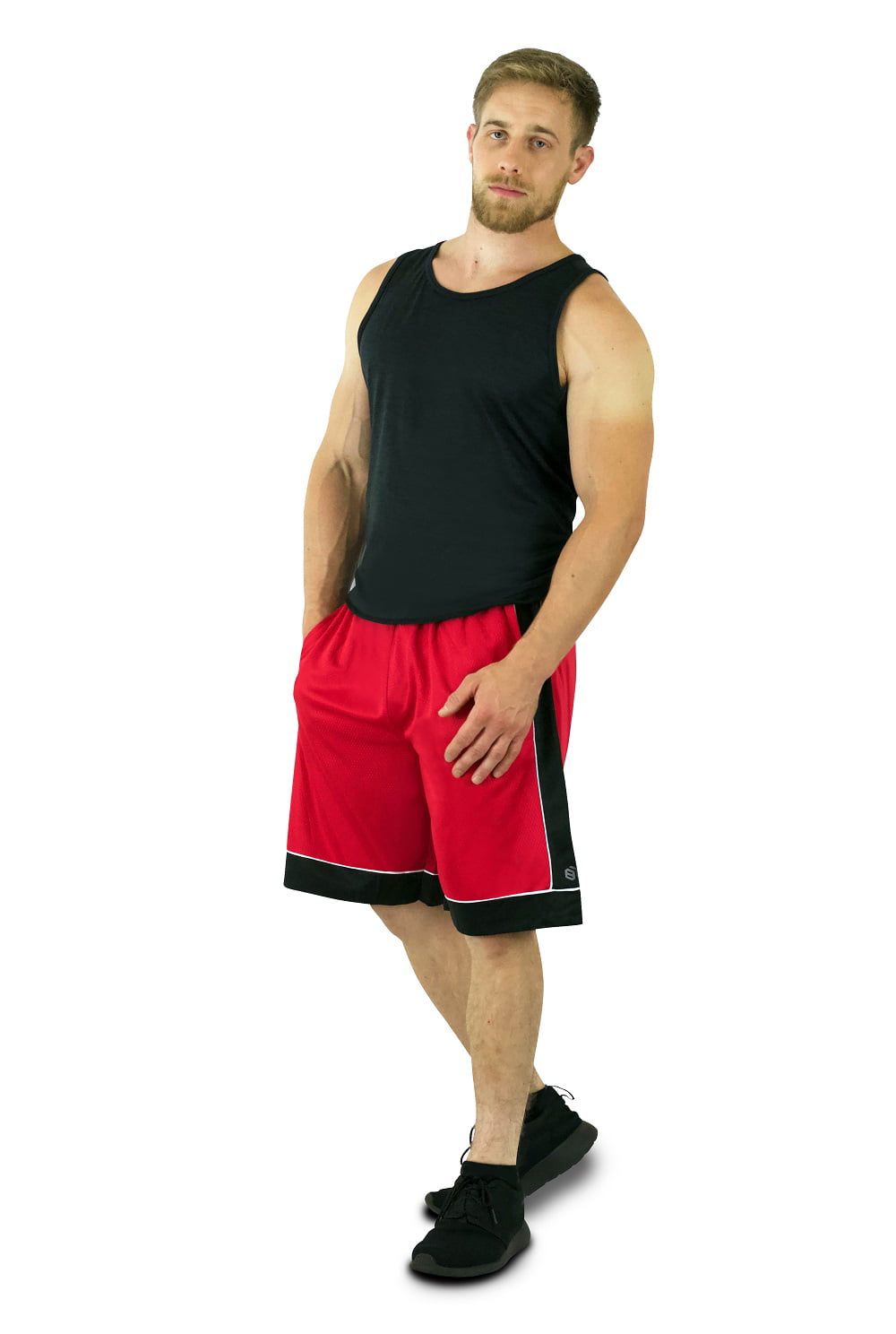 5 Pack Mens Premium Active Athletic Performance Shorts with Pockets