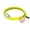 Yellow, variant on Extension Cord with Lighted Power Indicator l 3 Feet l (Blue) 16 Gauge, SJTW, Heavy Duty Indoor Extension Cord