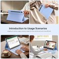 thumbnail image 7 of Keyboard Folio Case with Trackpad, S Pen Slot & Bluetooth Mouse Compatible with Galaxy Tab S8/S9/S10/S11 Ultra 14.6",Blue, 7 of 7