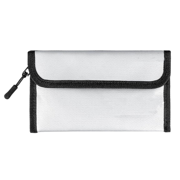 Heat Resistant Case Silicone Fiber Security Pouch Fireproof Waterproof Design For Cash Files Electronics Defense