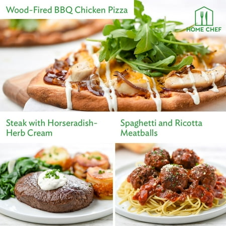 Home Chef Meal Kits, Chef's Choice Dinner for 2. 3 Meals