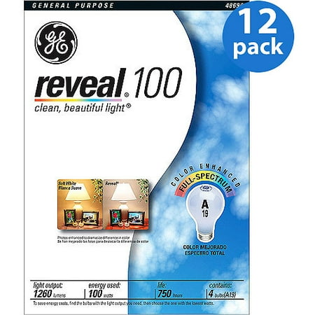 Incandescent Bulbs, 100 Watts, 4/Pack (Best 100 Watt Led Bulb)