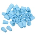 thumbnail image 1 of Unique Bargains Bell End Stopper, Cord Rope Lock for Drawstring Bag, Light Blue 50 Pack, 1 of 5