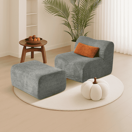 lazy sofa chair with ottoman product