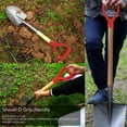 thumbnail image 3 of D Grip Shovel Handle, 3.2cm Inner Diamete Plastic Shovel D Grip Handle Non Slip Spade Snow Shovel Handle Replacement For Digging Raking Tool Garden Shovel, 3 of 8