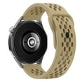 thumbnail image 2 of Dwitch band for Galaxy Watch 6 40, Breathable Silicone Sport Band with Ventilation Holes,Brown, 2 of 4