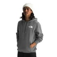thumbnail image 2 of THE NORTH FACE Men's Box NSE Pullover Hoodie Standard and Big Size, TNF Medium Grey Heather/Crimson Orange, Medium, 2 of 4