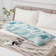 thumbnail image 4 of Turquoise Coastal Body Pillow Cover, Pillowcase Protectors with Zipper, Breathable Decorative Throw Pillow Case Cover, Sea Turtle Nautical Coral Summer Beach Pillow Shams for Couch Sofa 20x54Inch, 4 of 8