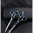 thumbnail image 2 of Stainless Steel Hairdressing Shears Set Professional Thinning Scissors, 2 of 4