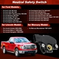 thumbnail image 2 of Interruptor de Posición de Seguridad Neutral de Transmisión Automática para Ford F150 F250 F350 E150 E250 E350 E450 para Ranger Explorer Expedition para Mustang para Lincoln Navigator F7LZ-7F293-AB, 2 of 7
