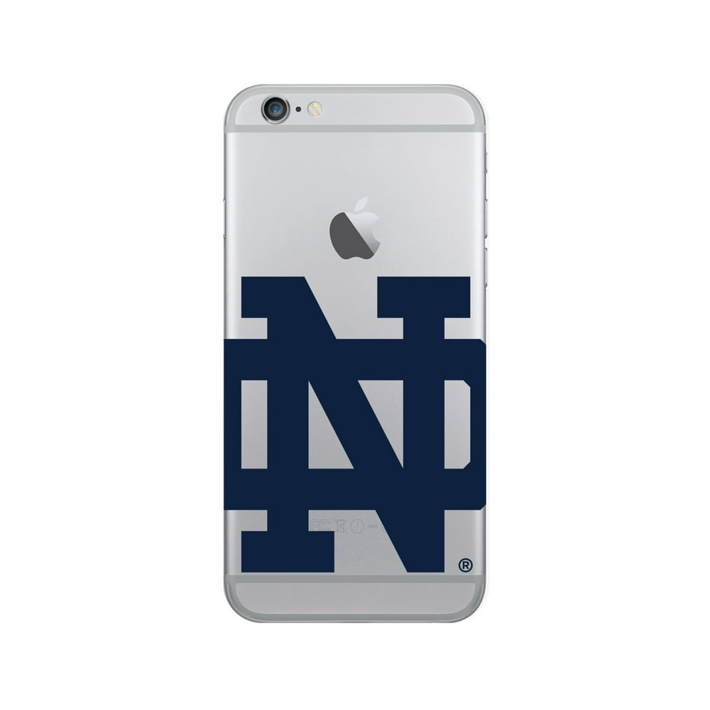 University of Notre Dame V2 Clear Phone Case, Cropped V1 iPhone 6/6s