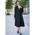 thumbnail image 2 of Jessica London Women's Plus Size Trapeze Wool-Blend Coat, 2 of 5