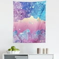 thumbnail image 1 of Crazy Art Tapestry, Fantasy World Pattern of Dreamy Clouds Spirals Stars Color Change Effect, Fabric Wall Hanging Decor for Bedroom Living Room Dorm, 5 Sizes, Multicolor, by Ambesonne, 1 of 1