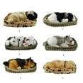 thumbnail image 6 of RUISINERY Realistic Sleeping Plush Breathing Dog Animals Toy with Mat Stuffed Toy Interactive Pet Toy Puppy Dolls for Kids Adults, 6 of 8