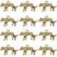 thumbnail image 1 of 1 caja de 60 dijes de leopardo y guepardo, colgantes de metal 3D de animales pequeños para bisutería y manualidades., 1 of 9